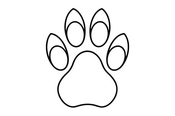 Abstract Cat Paw Minimal Line Sketch: A Practical Asset for Modern Design