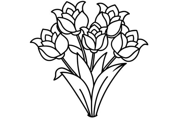 Abstract Flower Bouquet Outline Line Art: A Practical Guide for Modern Design Projects