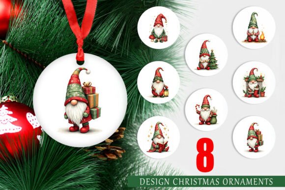 Christmas Gnome Patchwork Ornament Guide