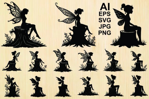 Elevating Digital Design with the Beautiful Sitting Fairy Silhouette: A Strategic Asset for Modern Creators