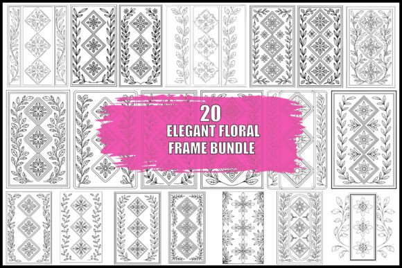 Elevating Digital Design with the Elegant Floral Frame Bundle: A Strategic Asset for Modern Creators