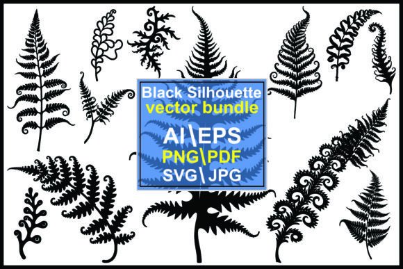 Elevating Digital Design with the Fern Leaf Silhouette Set: A Strategic Resource for Modern Creators
