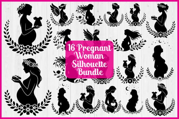 Evaluating the Beautiful Pregnancy Silhouette Vector Pack for Creative Projects