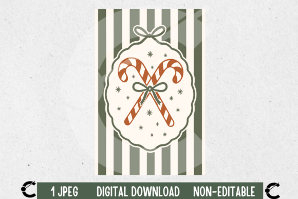 Evaluating the Vintage Christmas Candy Cane Wall Poster for Holiday Decor