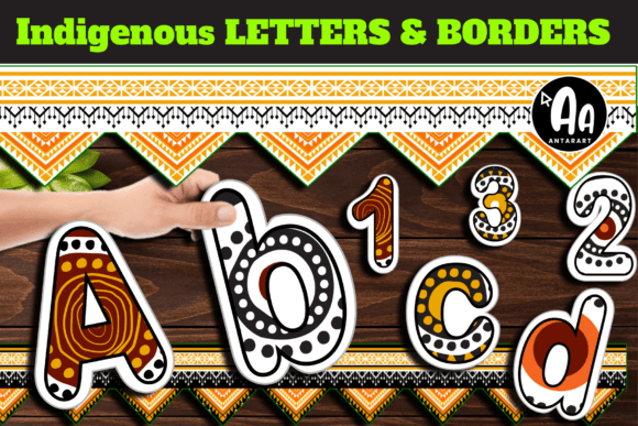 Indigenous Heritage Theme Letters Border: Authentic Classroom Decor for Cultural Learning