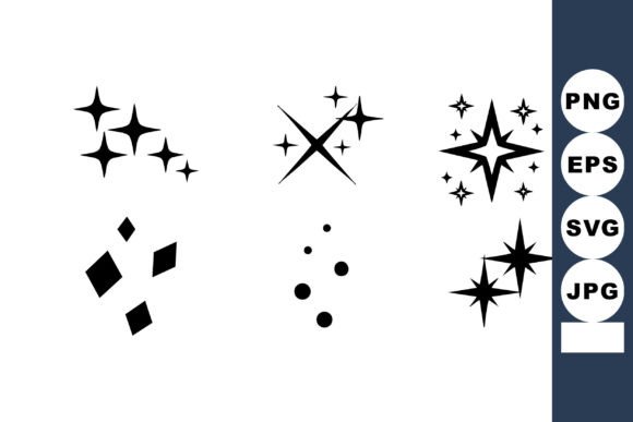 Integrating the Collection of Black Sparkle and Star Shapes into Professional Design Workflows