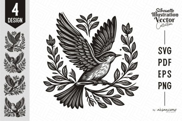 Mastering the Bird 2 Silhouette Vector Collection for Professional Design Results