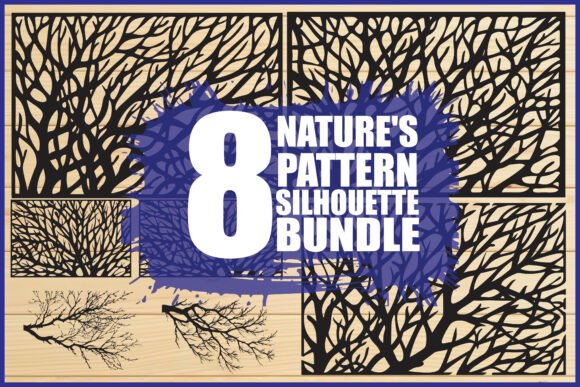 Nature Branch Silhouette Set: Elevate Your Designs