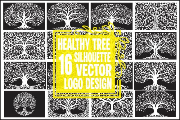 Nature-Inspired Tree Logo Collection: Elevating Brand Identity with Organic Design