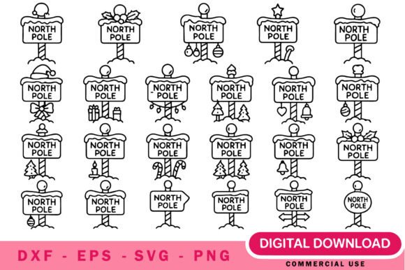 North Pole Sign Post SVG Bundle: A Practical Guide for Holiday Crafting Workflows