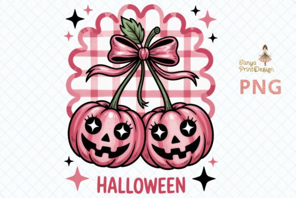 Pink Halloween Cherry Pumpkins PNG: A Guide to High-Quality Sublimation Design