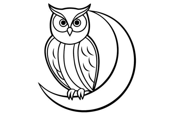 The Art of Minimalism: Integrating Abstract Owl Perched Moon Line Art into Modern Design