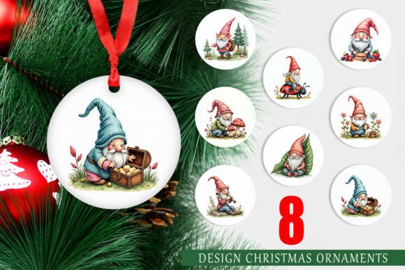 Transforming Your Holiday Decor with Patchwork Gnomes Ornament PNG
