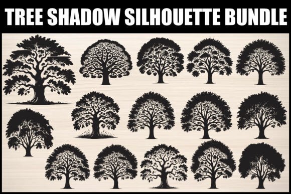 Tree Shadow Silhouette Bundle: A Comprehensive Guide for Designers and Crafters