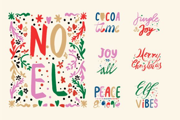 Unlocking Creative Potential: A Guide to Hand-Drawn Christmas Lettering in SVG Format