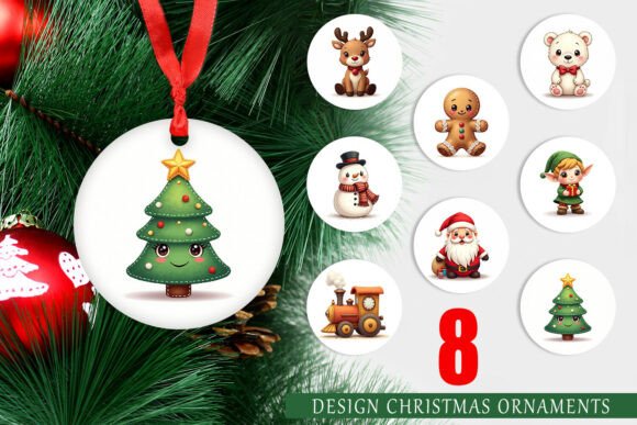 Vintage Plush Christmas Ornament PNG Guide